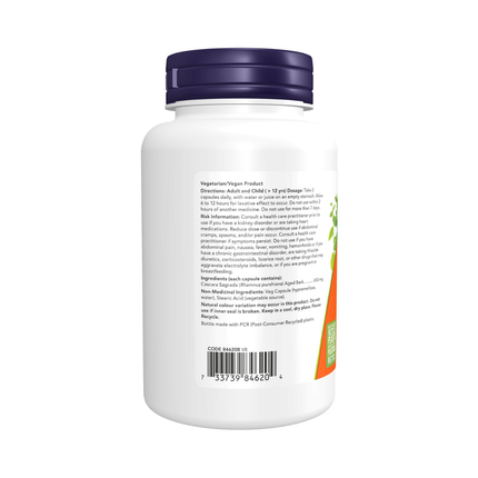 NOW - Cascara Sagrada 450 mg | 100 Veg Capsules