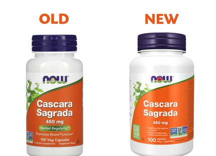 NOW - Cascara Sagrada 450 mg | 100 gélules