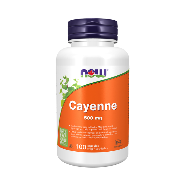 NOW Cayenne 500 mg | 100 capsules