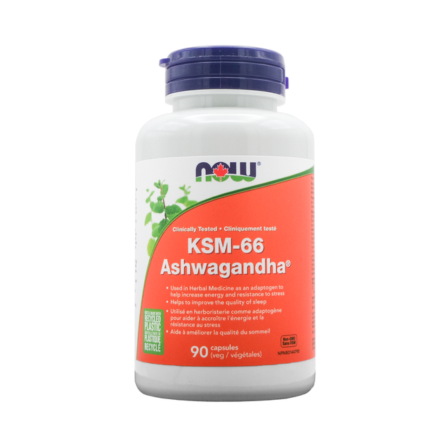 NOW - KSM-66 Ashwagandha | 90 Veg Capsules