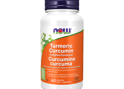 NOW - Turmeric Curcumin Complex 630 mg | 60 Veg Capsules