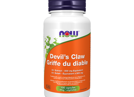 NOW - Griffe du Diable Racine 6:1 500 mg | 100 Gélules Végétales