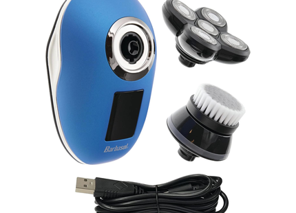 Barbasol - Rechargeable LCD Head Shaver Set