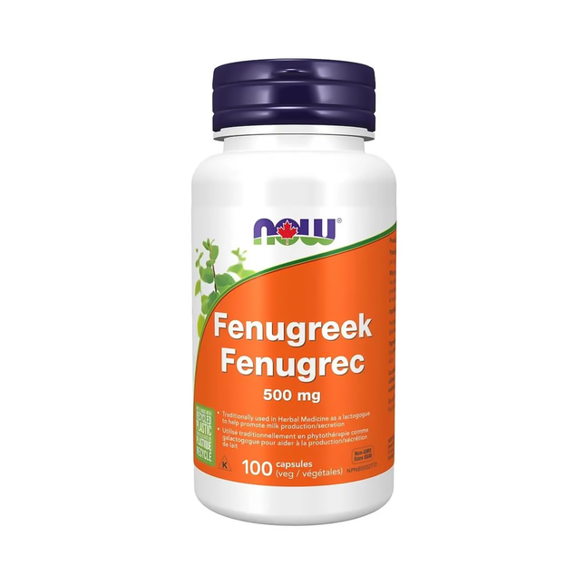 NOW - Fenugreek 500 mg | 100 Veg Capsules
