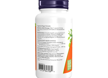 NOW - Hawthorn Extract 300 mg | 90 Veg Capsules