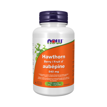 NOW - Hawthorn Berry 540 mg | 100 Veg Capsules