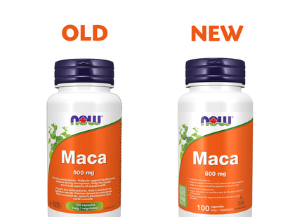 NOW - MACA 500mg | 100 capsules