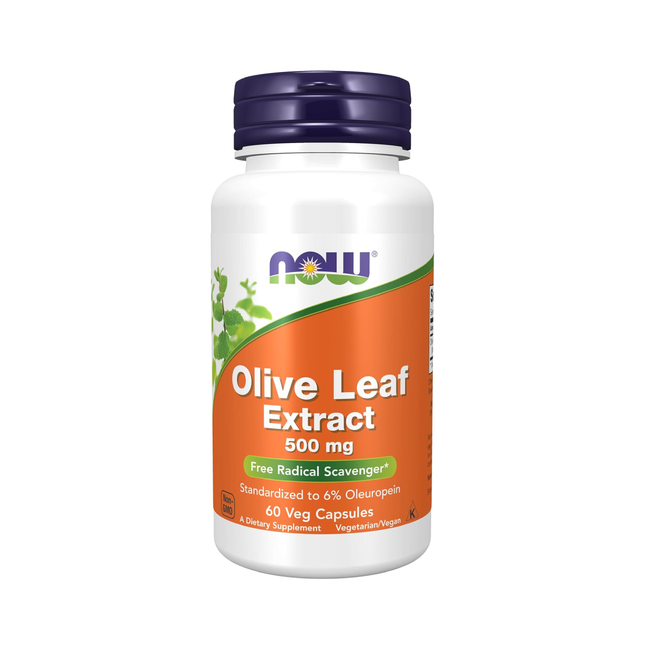 NOW - Olive Leaf 500 mg | 60 Capsules
