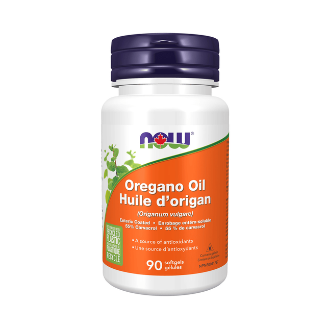 NOW - Huile d'origan à enrobage entérique | 90 gélules