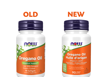 NOW - Huile d'origan à enrobage entérique | 90 gélules