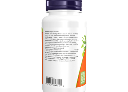 NOW - Rhodiola 500 mg | 60 Capsules