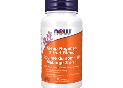 NOW - Mélange de régime de sommeil 3 en 1 | 90 capsules