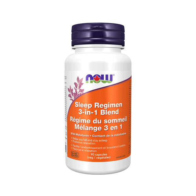 NOW - Mélange de régime de sommeil 3 en 1 | 90 capsules