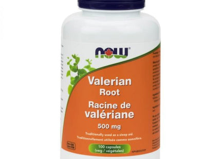 Now Valerian Root 500 mg | 100 Vegetable Capsules