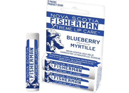 Nova Scotia Fisherman - Xtreme Lip Care Balm, Blueberry | 2 Pack