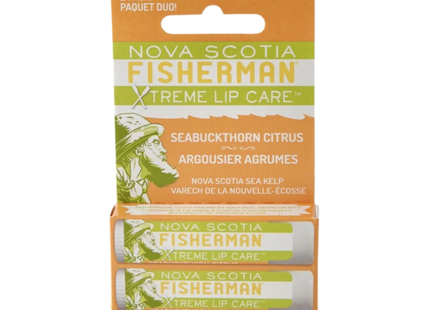 Nova Scotia Fisherman - Seabuckthorn Citrus LipBalm DuoPack | 2 Pack