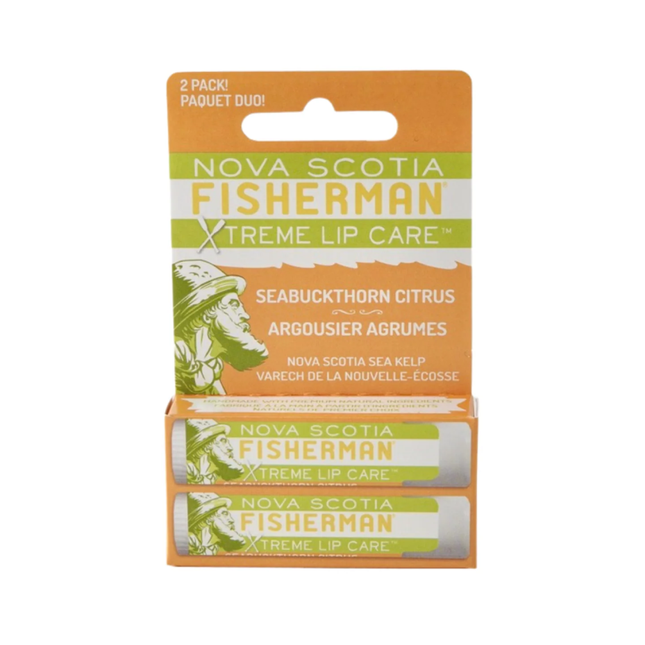 Nova Scotia Fisherman - Seabuckthorn Citrus LipBalm DuoPack | 2 Pack
