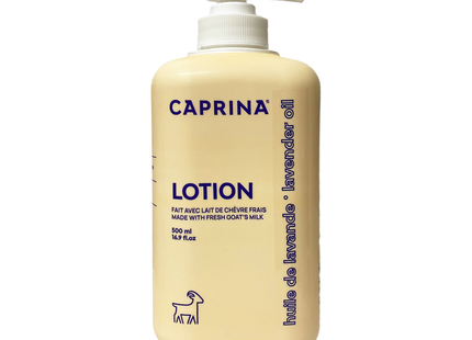 Caprina - Lotion au lait de chèvre frais et à l'huile de lavande | 500 ml