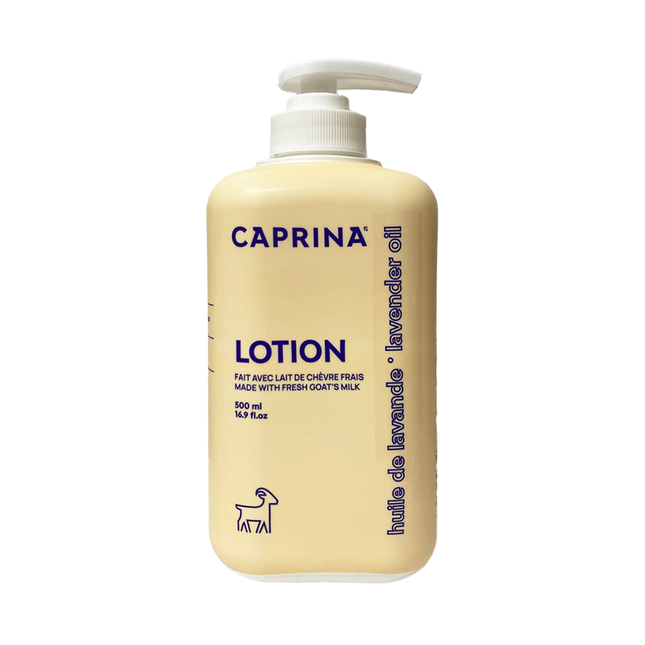 Caprina - Lotion With Fresh Goat's Milk, Lavender Oil | 500 mL