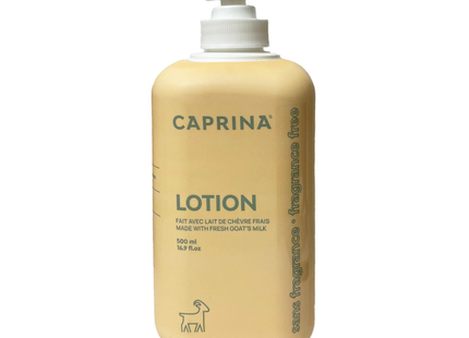 Caprina - Lotion au lait de chèvre frais, sans parfum | 500 ml