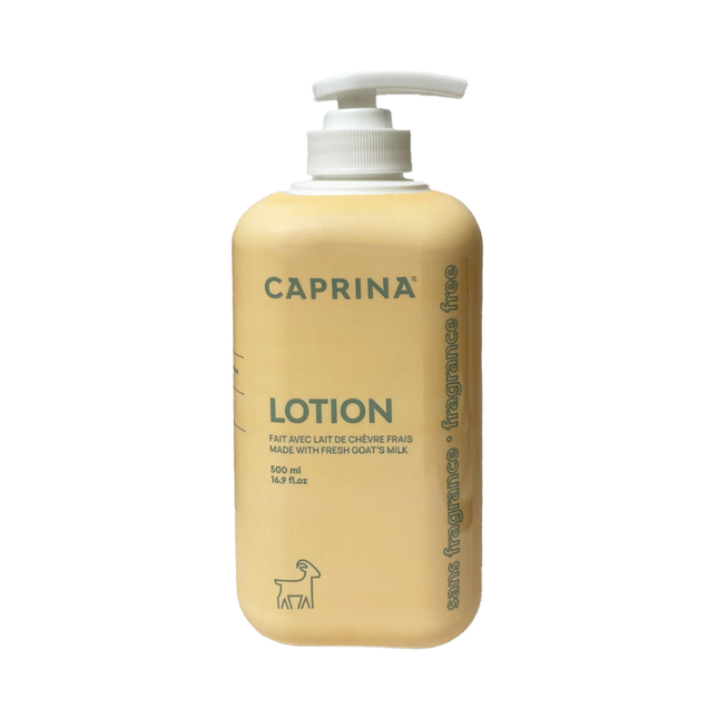 Caprina - Lotion With Fresh Goat's Milk, Fragrance Free | 500 mL