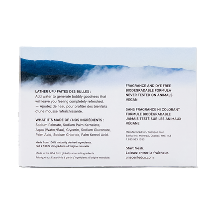 The Unscented Co. - Soap Bar - Vegetable Glycerin | 120 g