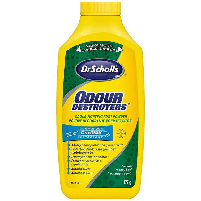 Dr. Scholl's - Poudre pour les pieds destructrice d'odeurs | 177g