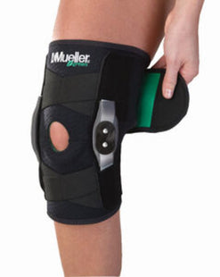 *Mueller Green- Self-Adjusting Hinged Knee Brace - Maximum Support Level - Fits Both Sides | 1 Knee Brace - Model # 86455C