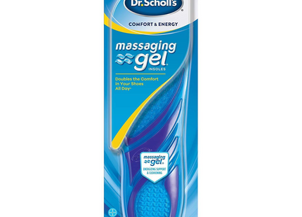 Dr.Scholl's - Semelles intérieures en gel massant - Taille hommes 8-14 | Une paire