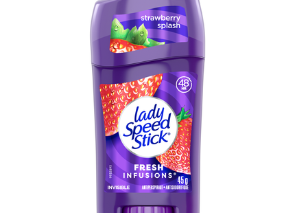 Lady Speed Stick - Antisudorifique Fresh Infusions, éclaboussures de fraise | 45 g