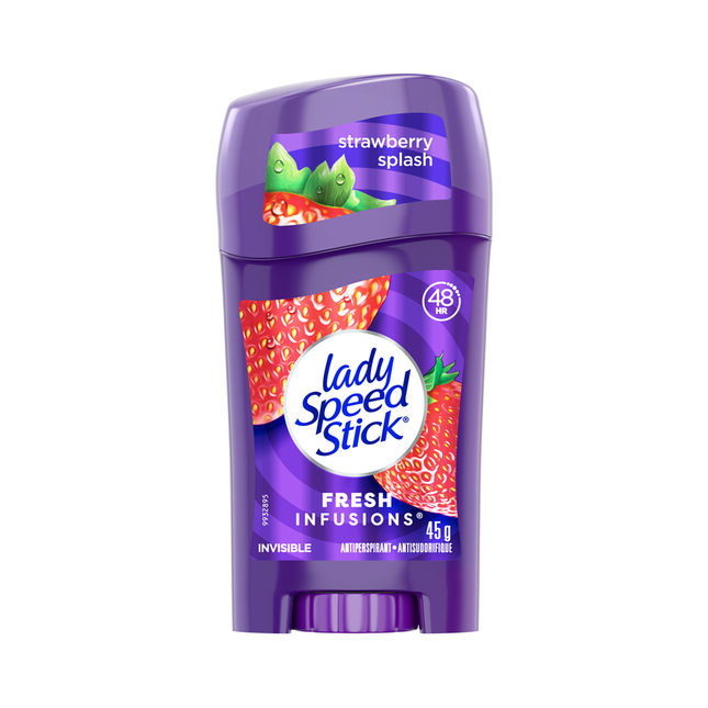 Lady Speed Stick - Antisudorifique Fresh Infusions, éclaboussures de fraise | 45 g
