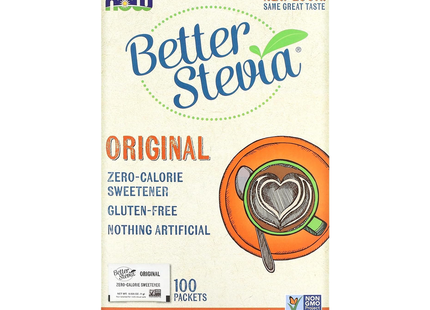 NOW - Better Stevia - Original Zero Calorie Sweetener | 1 g X 100 Packets