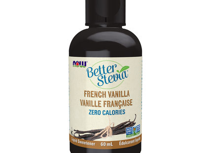 *NOW - Better Stevia Liquid Sweetener French Vanilla | 60 mL