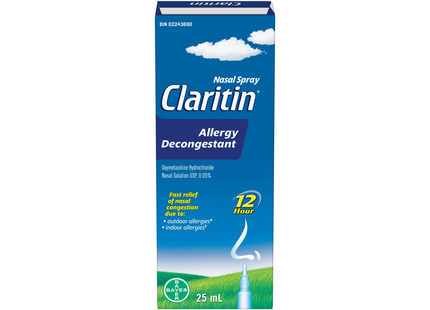 Claritin - Décongestionnant contre les allergies | 25 ml 