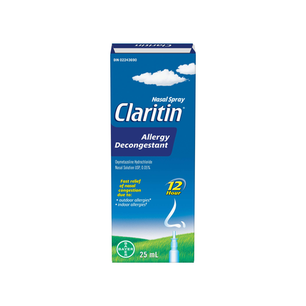 Claritin - Décongestionnant contre les allergies | 25 ml 