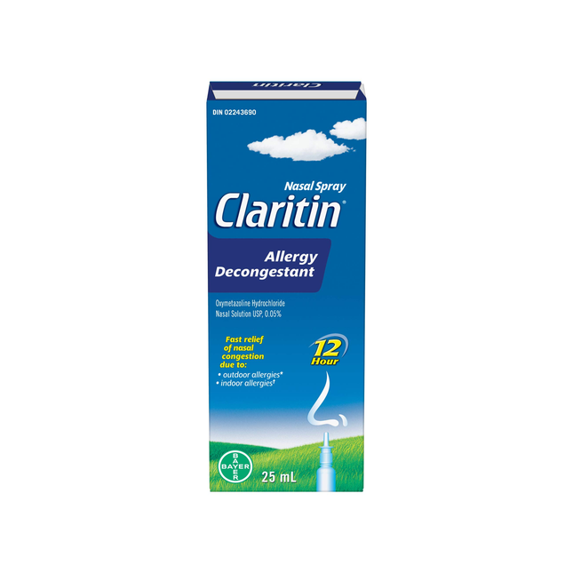 Claritin - Décongestionnant contre les allergies | 25 ml
