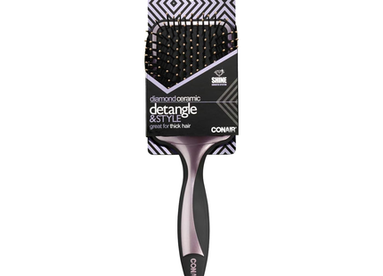 Conair - Brosse à cheveux démêlante en céramique diamant