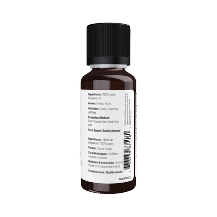NOW huile essentielle de bergamote | 30 ml