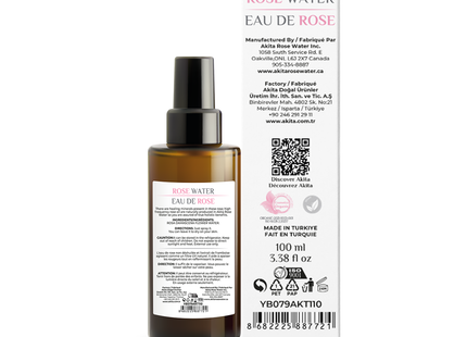 Akita -  All Natural Rose Water | 100 mL