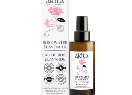 Akita - All Natural Rose Water With Lavender | 100 mL