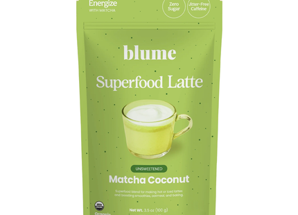Blume - Latte Superfood, mélange Matcha et noix de coco | 100 g