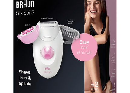 Braun - Silk-épil 3 - Epilator for Women