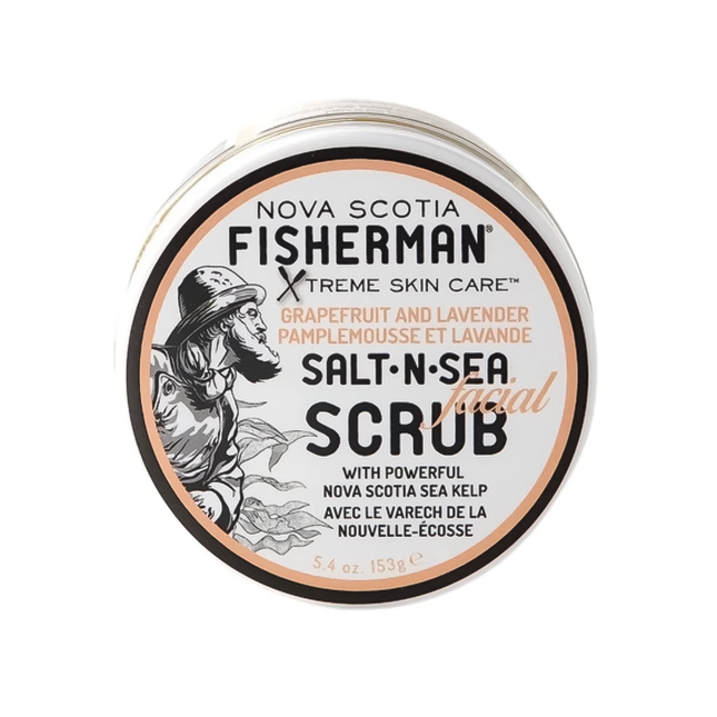 Nova Scotia Fisherman - Salt-N-Sea Facial Scrub, Grapefruit & Lavender | 153 g