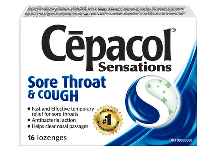 Cepacol - Sensations Lozenges - Sore Throat & Cough | 16 Lozenges