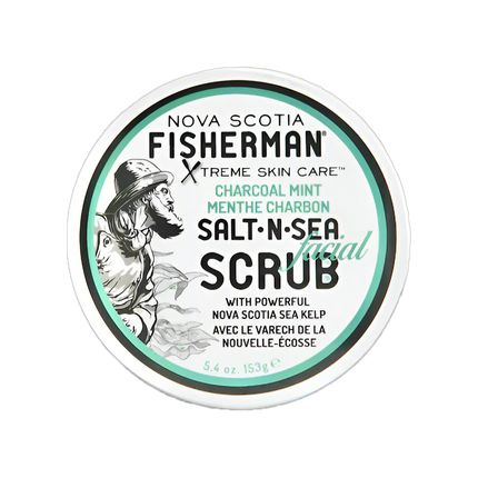 Pêcheur de Nouvelle-Écosse - Gommage visage Salt-N-Sea, Charbon Menthe | 153 g