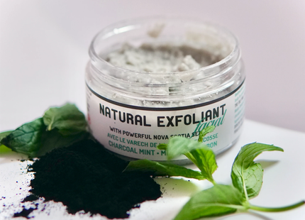 Nova Scotia Fisherman - Salt & Sea Facial Scrub, Charcoal Mint | 153 g