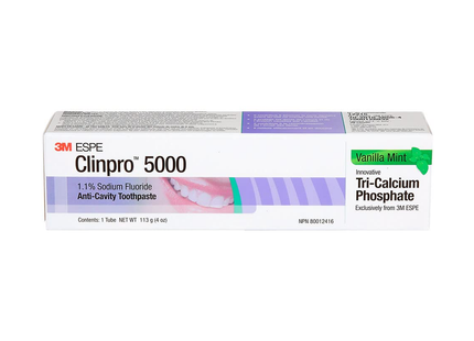 3M - Clinpro 5000 Anti-Cavity Toothpaste, Vanilla Mint | 113 g