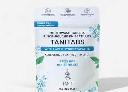 Tanit - Mouthwash, Fresh Mint | 124 Tab Pch