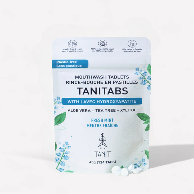 Tanit - Mouthwash, Fresh Mint | 124 Tab Pch