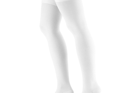 TRUFORM - Thigh High Stockings, Dot Top, Closed-Toe | 20-30 mmHg